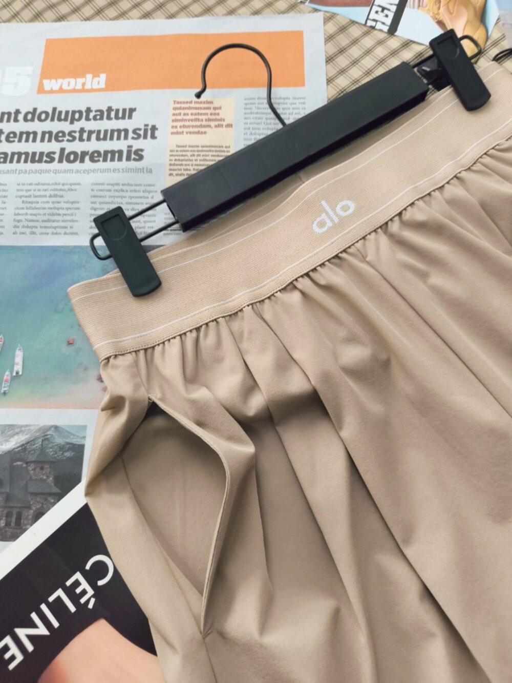 Alo Yoga Gravel Color Suit Up Trouser NWT (Regular) 30" Inseam - Quiet Luxury💖 - Picture 6 of 8